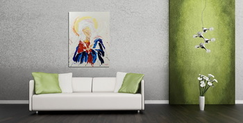 Модульная картина Пресвятая Дева