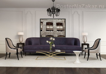 Модульная картина Наслаждение свежим воздухом перед выходом на работу, 1912