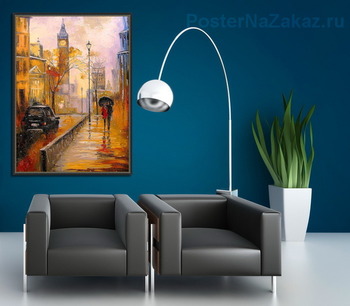 Модульная картина Снег в Лондоне