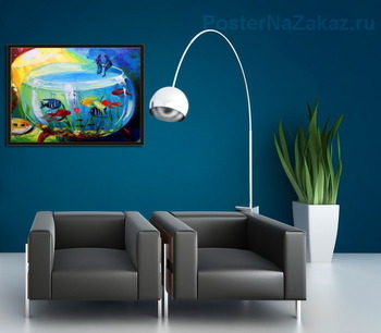 Модульная картина Вдвоем на рыбалке