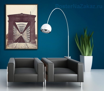 Модульная картина Барселона-Зарагоза,мост Зуера 