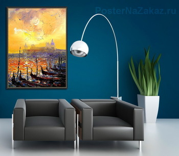 Модульная картина Вечерняя Венеция