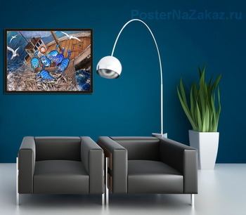 Модульная картина Чудесный лов рыбы