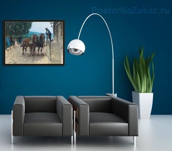 Модульная картина Пара лошадей