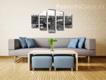 Модульная картина Старая Москва