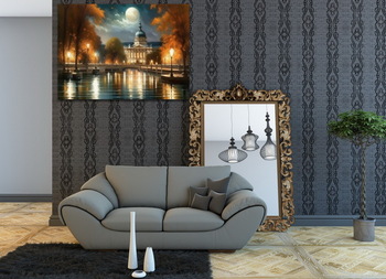 Модульная картина Городской пейзаж