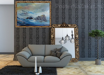 Модульная картина Прибрежные камни