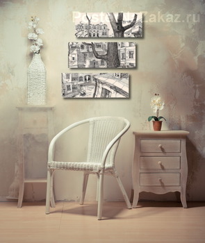 Модульная картина Старое дерево