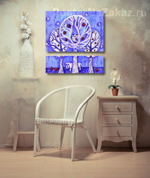 Модульная картина Сказочный лес