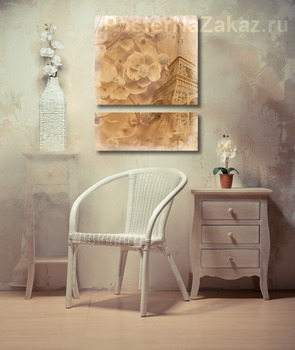 Модульная картина Эйфелева башня