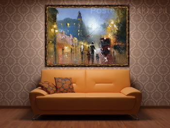 Модульная картина Сказки Старого Арбата