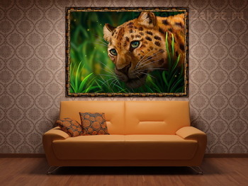 Модульная картина Пантера 