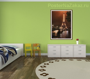 Модульная картина Башня Эйфеля 