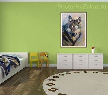 Модульная картина Волк, серый волк