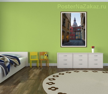 Модульная картина Улочки старой Риги