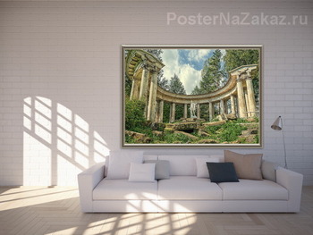 Модульная картина Павловский парк. Колоннада Аполлона.