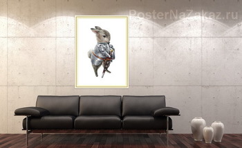 Модульная картина Rabbit in the armor