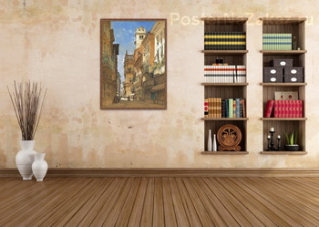 Модульная картина Палаццо Маффей,Верона