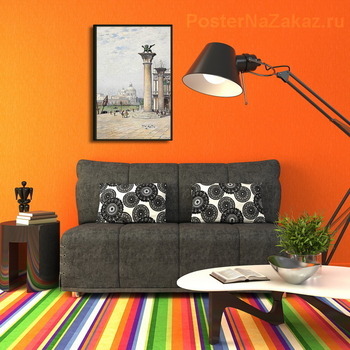 Модульная картина Вид с площади Сан-Марко, Венеция.