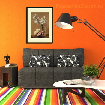 Модульная картина Розы и лилии