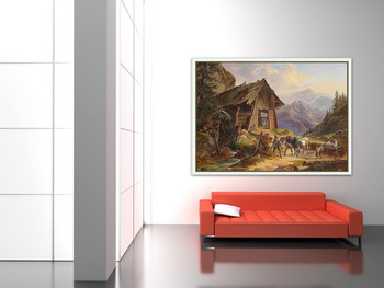 Модульная картина На пастбище