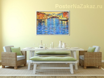 Модульная картина Ночная Венеция