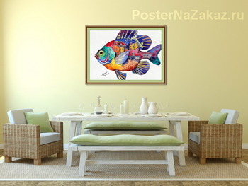 Модульная картина Петербургская рыба
