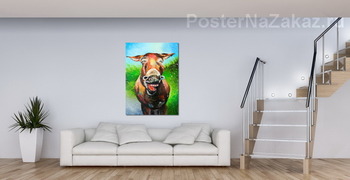 Модульная картина Улыбка осла