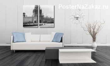 Модульная картина Спасская башня