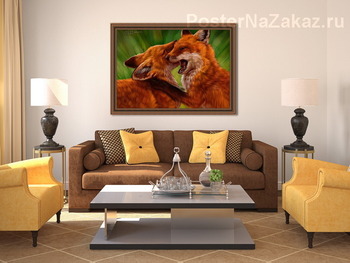 Модульная картина Лисятки 