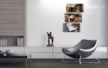 Модульная картина римские улицы