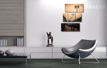 Модульная картина Поезда