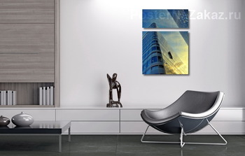 Модульная картина город