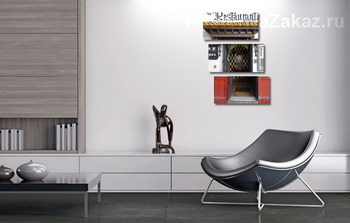 Модульная картина ресторан