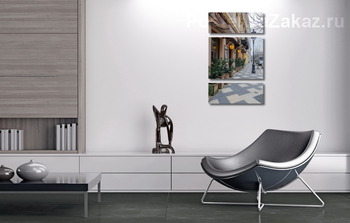 Модульная картина Кафе