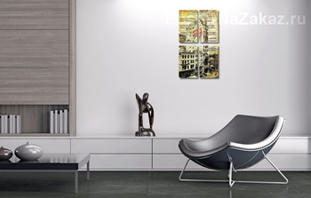 Модульная картина Театр в Амстердаме