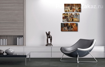 Модульная картина Старый город