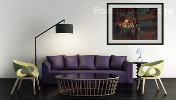 Модульная картина Девушки на озере