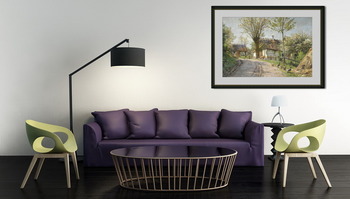 Модульная картина Переулок