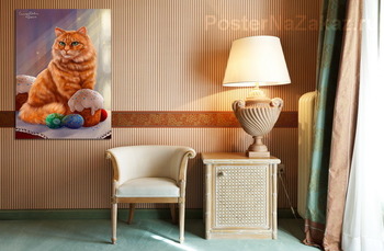 Модульная картина Пасхальный кот