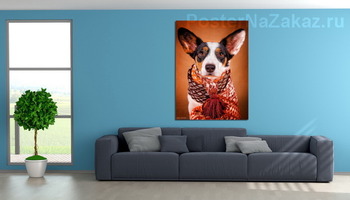 Модульная картина Корги