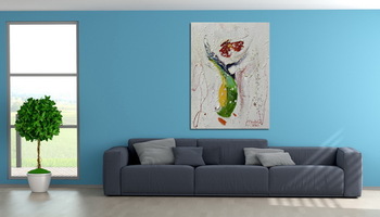 Модульная картина Весёлый клоун