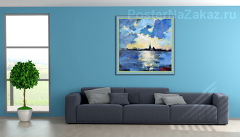 Модульная картина Петропавловка