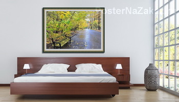 Модульная картина Парк у МГУ