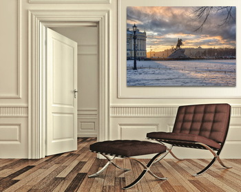 Модульная картина Зимний Санкт-Петербург