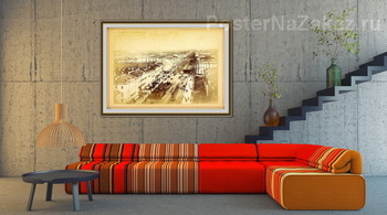 Модульная картина Невский проспект,1890-1900