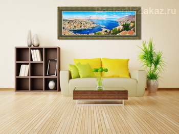 Модульная картина остров Сими