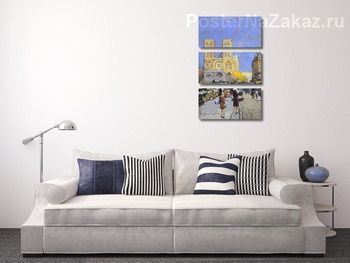 Модульная картина Нотр дам