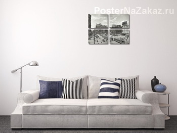 Модульная картина Вудворд-авеню, 1917