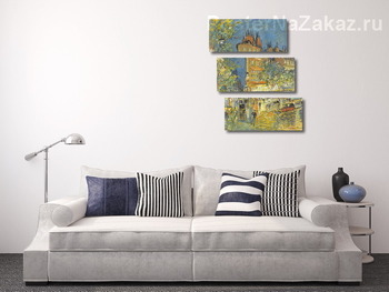 Модульная картина Кафе кардинал,Париж